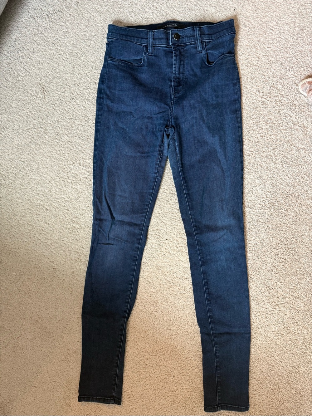 J Brand Skinny “Maria” Jeans in Dark Blue Wash